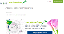 Desktop Screenshot of muistaminen.fi